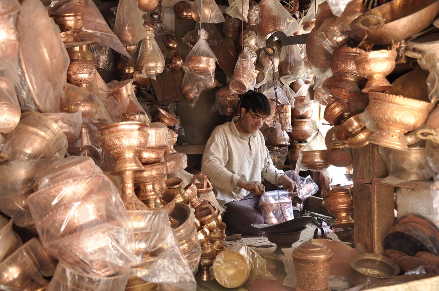 Coppersmith in Kashmir