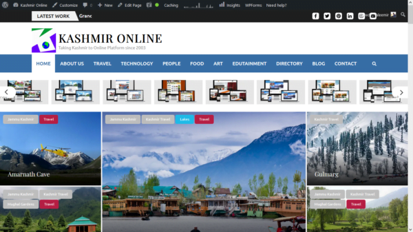 Kashmir Online Corporate Website