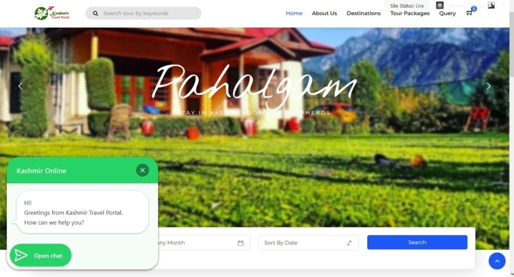 Kashmir Travel Portal