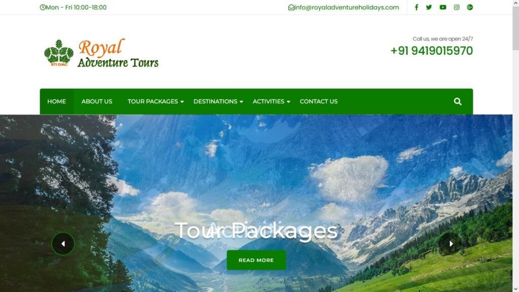 Royal Adventure Holidays